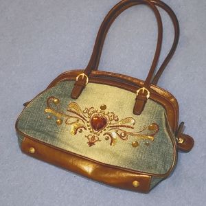 Vintage denim purse